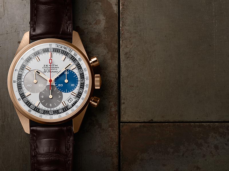 إصدار ثلاثي أيقوني من Zenith تكريماً لكرونوغرافها EL PRIMERO الأسطوري